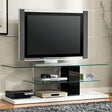 Neapoli Black/White 63" TV Console - Furniture World