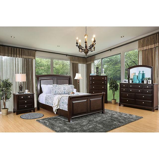 Litchville Brown Cherry Mirror - Furniture World