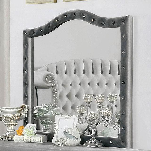 Alzir Mirror Gray - Furniture World