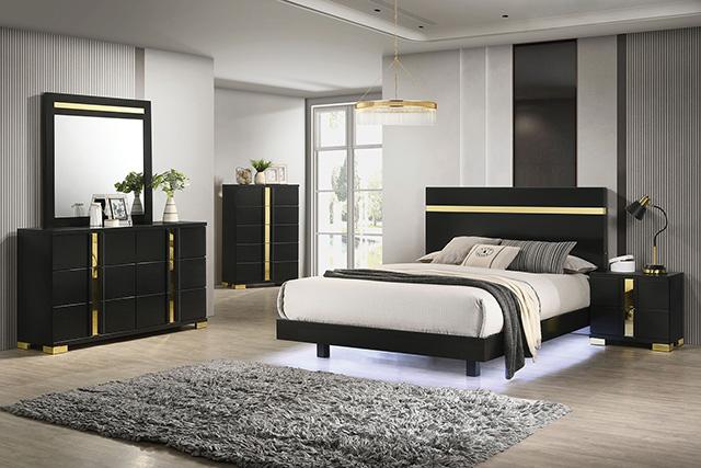 Lillestrom Bed Black - Furniture World