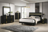 Lillestrom Bed Black - Furniture World