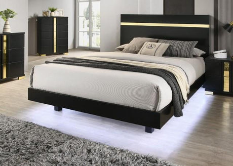 Lillestrom Bed Black - Furniture World
