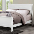 Louis Philippe Full Bed Expresso & White - Furniture World