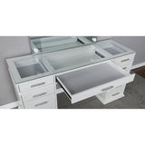 Valentina Vanity Set White & Dark Gray