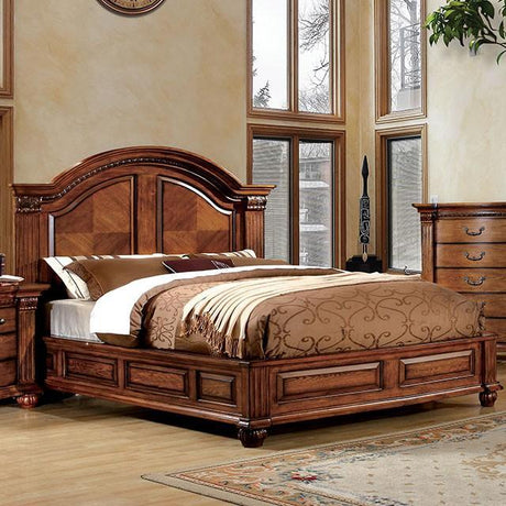 Bellagrand Bed Oak, Silver & Black - Furniture World
