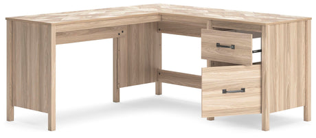 Battelle 60" Home Office Desk with Return - Furniture World
