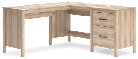 Battelle 60" Home Office Desk with Return - Furniture World