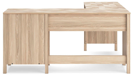 Battelle 60" Home Office Desk with Return - Furniture World