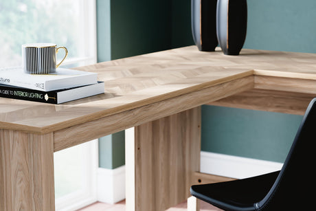 Battelle 60" Home Office Desk with Return - Furniture World