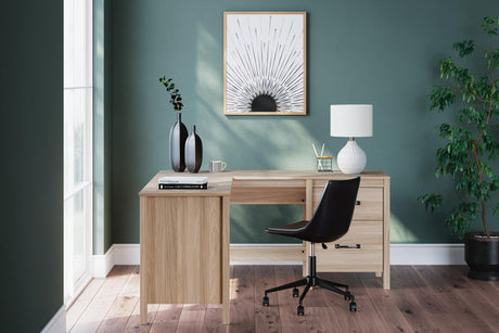 Battelle 60" Home Office Desk with Return - Furniture World