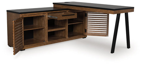 Kallari Credenza with Desk Return - Furniture World
