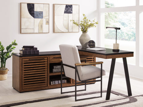 Kallari Credenza with Desk Return - Furniture World