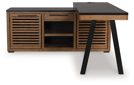 Kallari Credenza with Desk Return - Furniture World