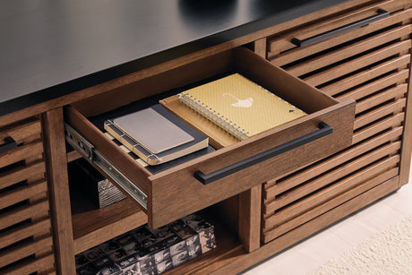 Kallari Credenza with Desk Return - Furniture World