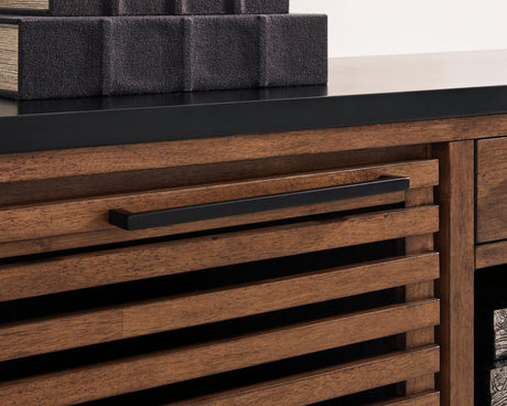 Kallari Credenza with Desk Return - Furniture World