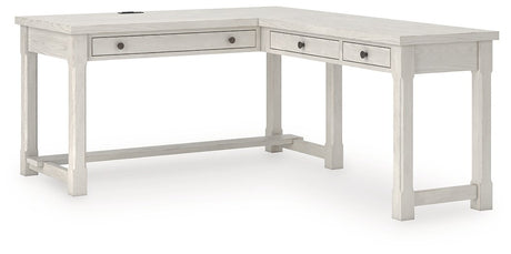 Robbinsdale L-Shaped Home Office Desk - Furniture World