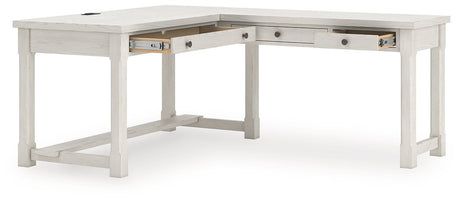 Robbinsdale L-Shaped Home Office Desk - Furniture World