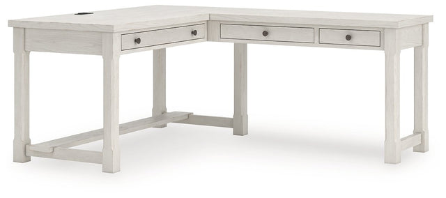 Robbinsdale L-Shaped Home Office Desk - Furniture World