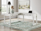 Robbinsdale L-Shaped Home Office Desk - Furniture World