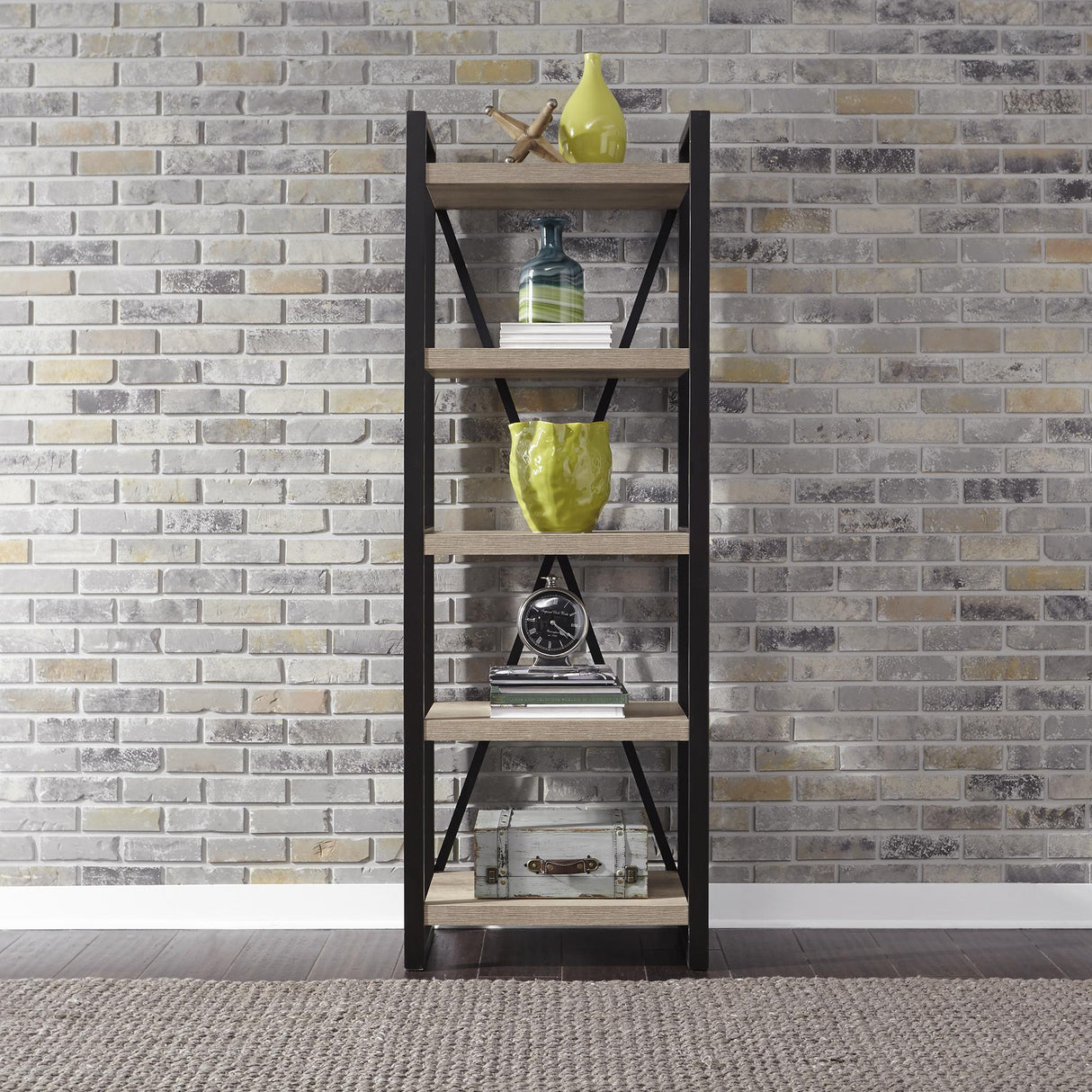 Sun Valley Tall Pier Unit with Faux Metal - Furniture World