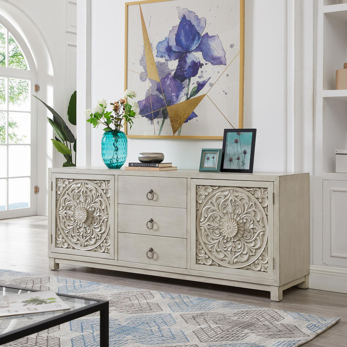 Sundance 2 Door 3 Drawer Accent Cabinet - Furniture World