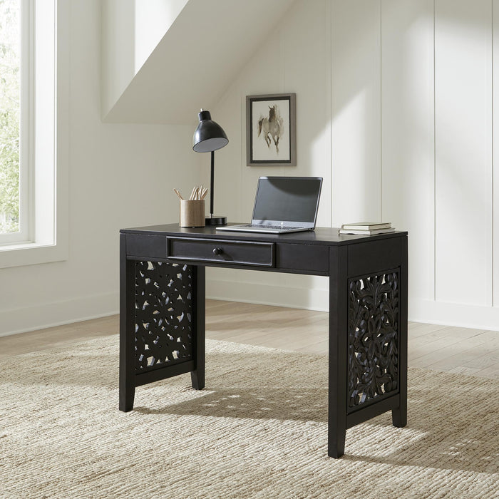 Trellis Lane Accent Writing Desk- Black - Furniture World