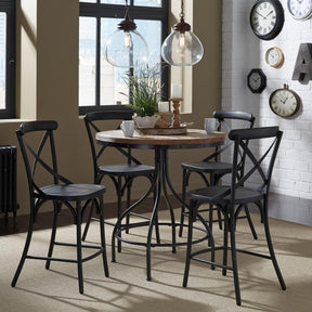 Vintage Series 5 Piece Gathering Table Set - Furniture World
