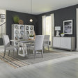 Palmetto Heights 5 Piece Double Pedestal Table Set - Furniture World