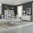 Palmetto Heights Opt 5 Piece Pedestal Table Set - Furniture World