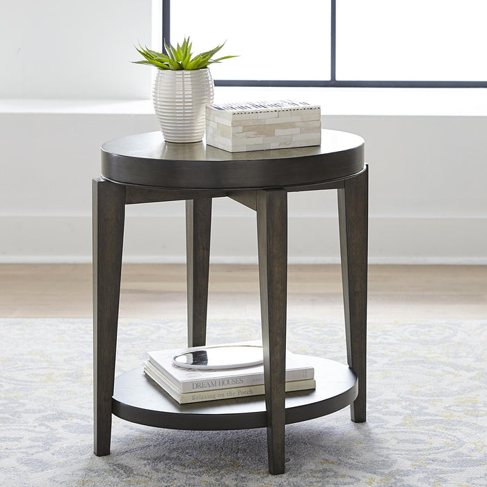 Penton Oval Chair Side Table - Furniture World
