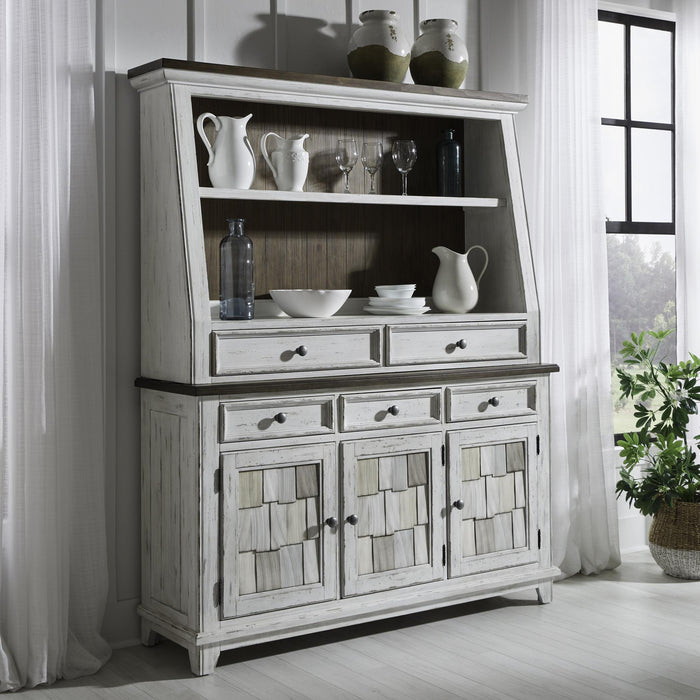 River Place Server & Hutch - Furniture World