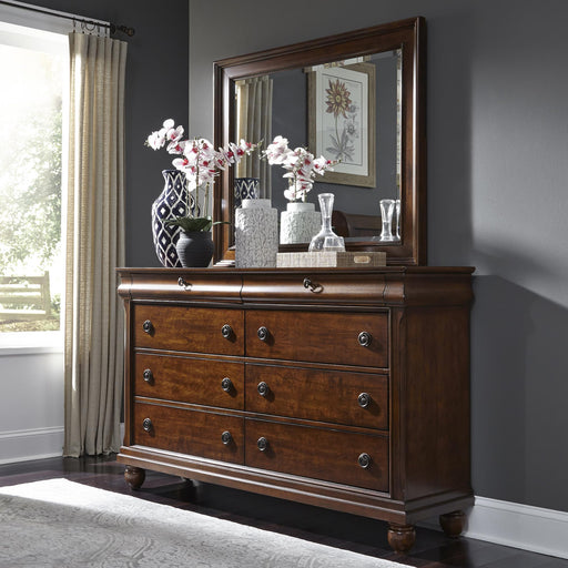 Rustic Traditions Dresser & Mirror - Furniture World