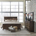 Saddlebrook Queen Panel Bed, Dresser & Mirror - Furniture World