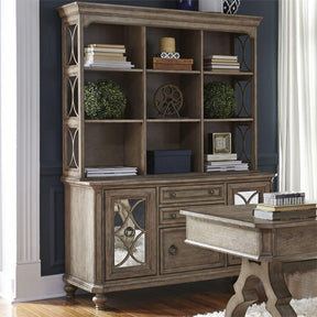 Simply Elegant Credenza & Hutch Set - Furniture World