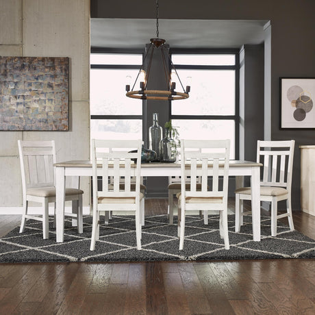 Summerville 7 Piece Rectangular Table Set - Furniture World