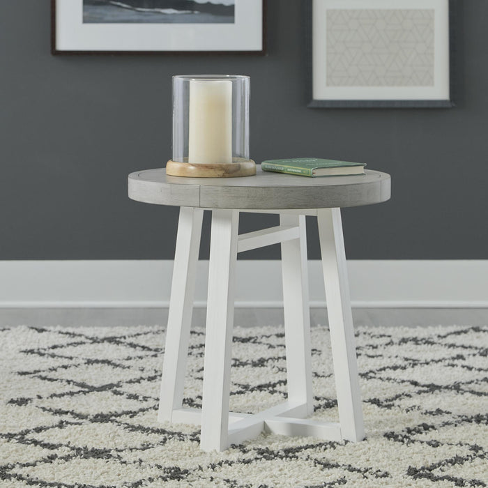Palmetto Heights Round End Table - Furniture World