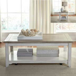 Summerville 3 Piece Set (1-Cocktail 2-End Tables) - Furniture World