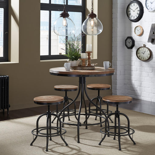 Vintage Series 5 Piece Pub Table Set - Furniture World