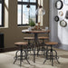 Vintage Series 5 Piece Pub Table Set - Furniture World