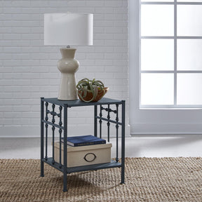 Vintage Series Open Nightstand - Navy - Furniture World