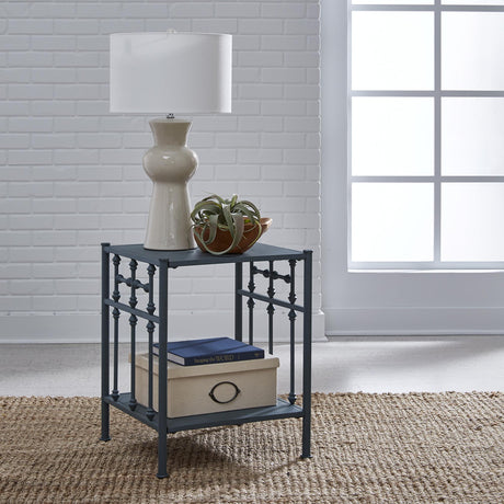 Vintage Series Open Nightstand - Navy - Furniture World
