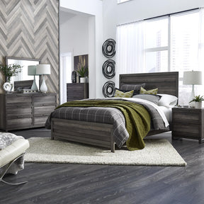 Tanners Creek Queen Panel Bed, Dresser & Mirror, Chest, Nightstand - Furniture World