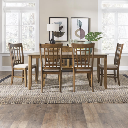 Santa Rosa 7 Piece Rectangular Table Set - Furniture World
