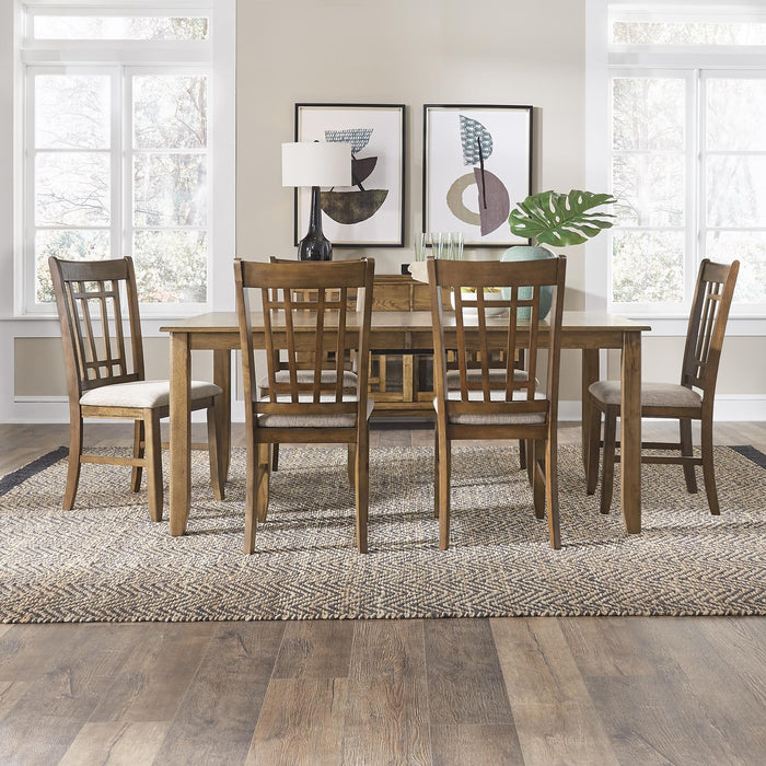 Santa Rosa 7 Piece Rectangular Table Set - Furniture World