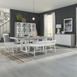 Palmetto Heights Opt 6 Piece Double Pedestal Table Set - Furniture World