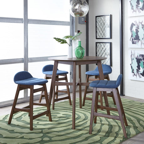 Space Savers 5 Piece Gathering Table Set - Furniture World
