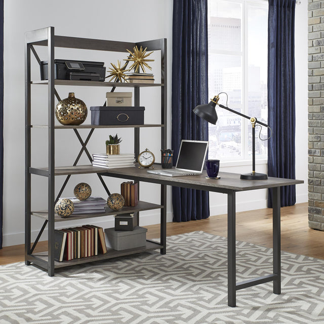 Tanners Creek Desk and Bookcase Set - Furniture World
