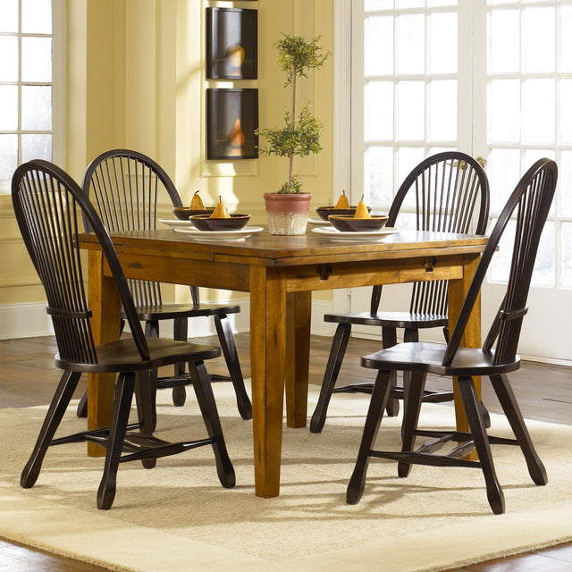 Treasures Optional 5 Piece Retractable Table Set - Furniture World