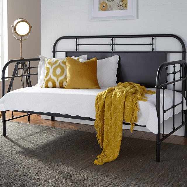 Vintage Series Twin Metal Day Bed - Black - Furniture World