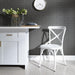Vintage Series X Back Side Chair - Antique White - Furniture World